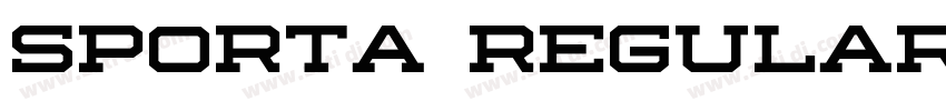 Sporta Regular字体转换